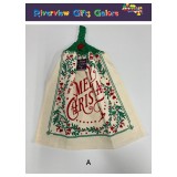 Crochet Top Hand Towel / Tea Towel -  We Wish You A Very Merry Christmas Crochet Top Hand Towel / Tea Towel -  We Wish You A Very Merry Christmas